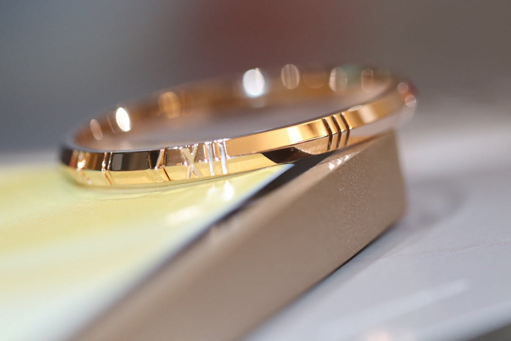 TIFFANY ATLAS X PINK GOLD BRACELET