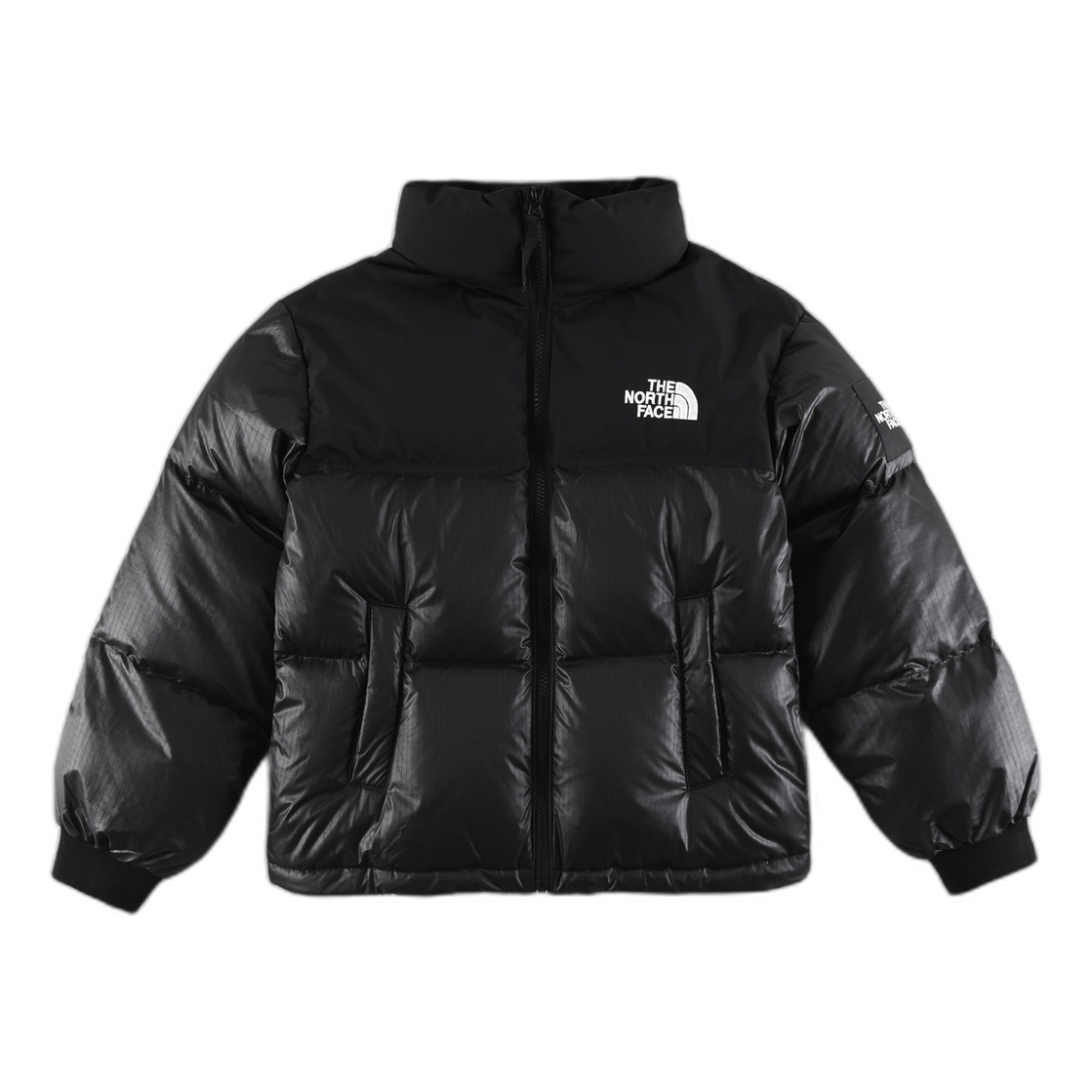 The North Face Nuptse Cropped Puffer Jacket | Black | 700-Fill