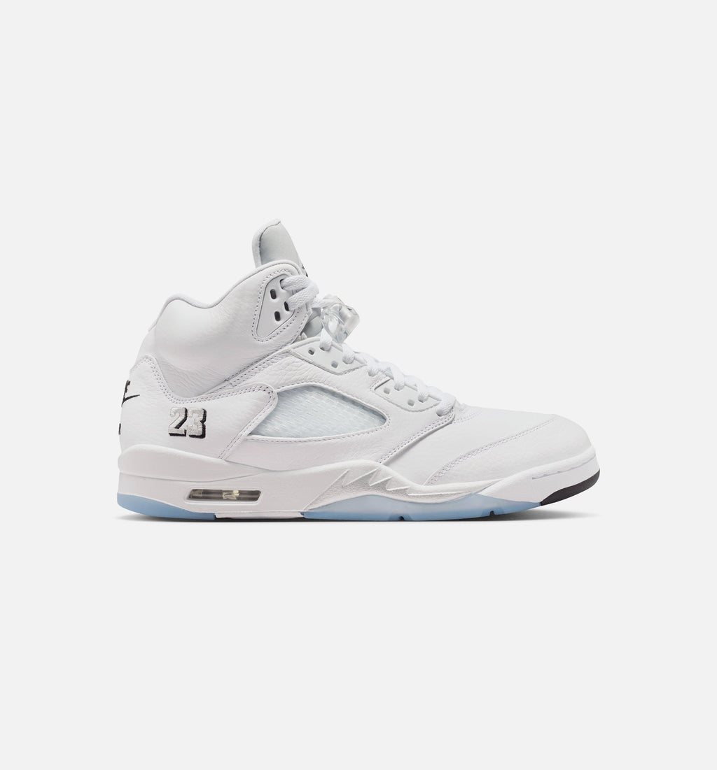 Air Jordan 5 Retro OG White Metallic | Men's Lifestyle Shoe | White/Metallic Silver/Black
