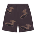Brown Mesh Shorts