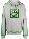Mostly Heard Rarely Seen 8-Bit Triple The Eyes graphic-print cotton hoodie