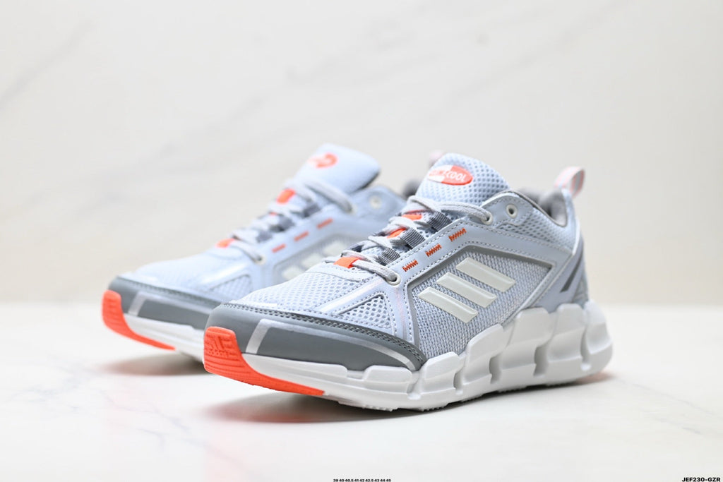 Adidas K81801550 Men's Running Shoes | Grey/Orange & White/Yellow - 2 Colorways incl. Grey/Orange & White/Yellow