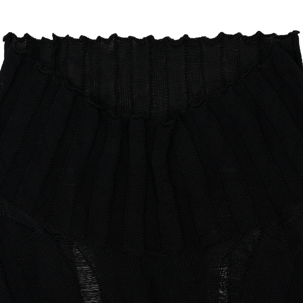 BLACK GRUNGE HIGH NECK TURTLENECK SWEATER