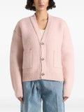 Manière De Voir Charlie in pale pink knitted cardigan