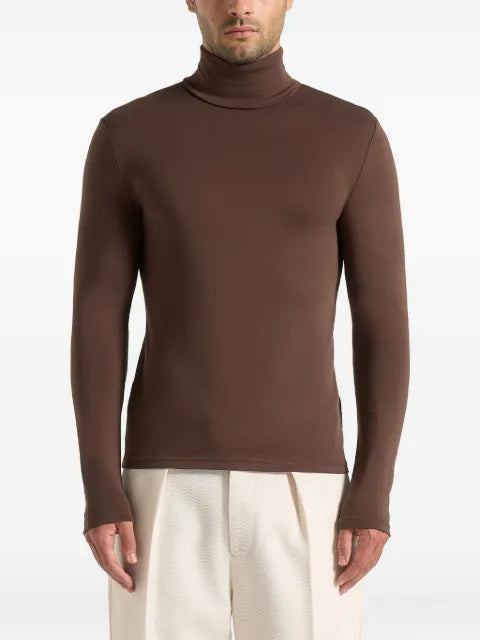Manière De Voir long-sleeve roll-neck top
