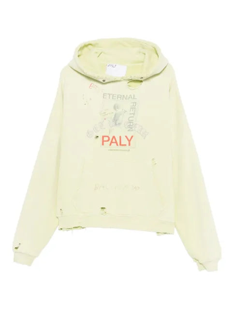 Paly distressed-effect hoodie