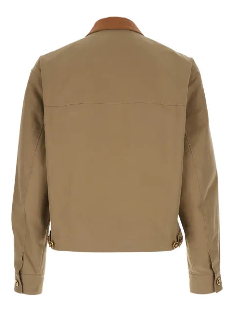 Versace chest-pocket cotton jacket