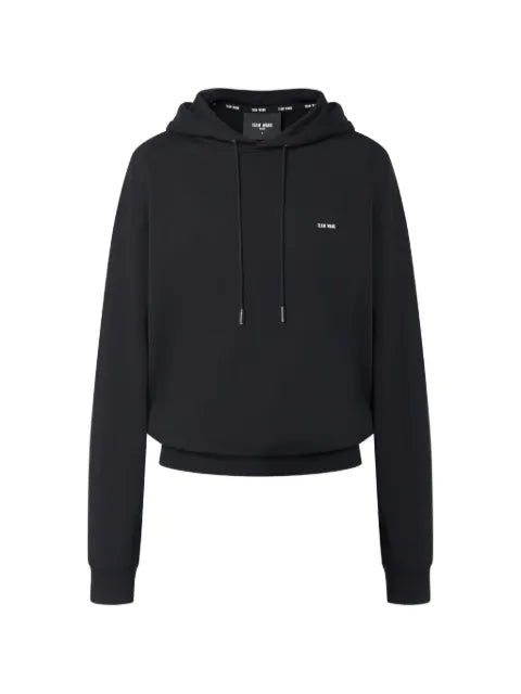 TEAM WANG design logo-detail hoodie