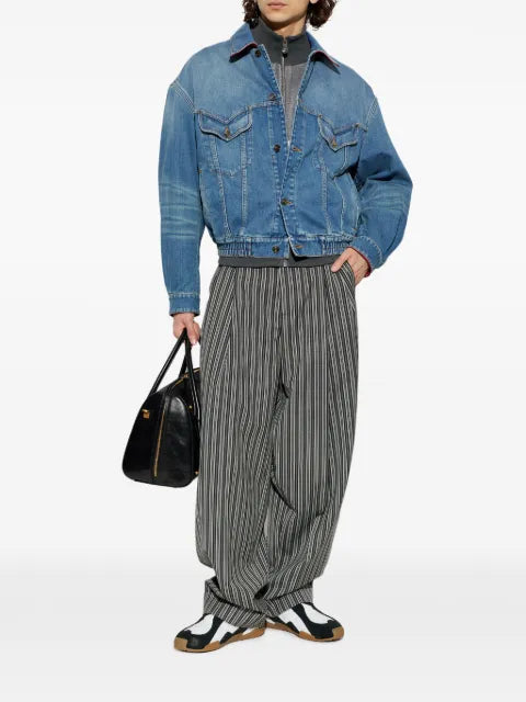 Versace zip-up cardigan