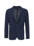 Marchesani honeycomb-weave slim-fit blazer