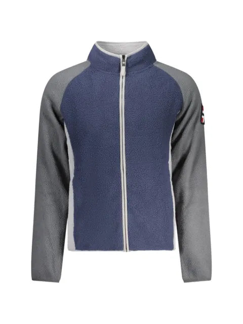 NORWAY 1963 colour-block fleece-texture sweatshirt