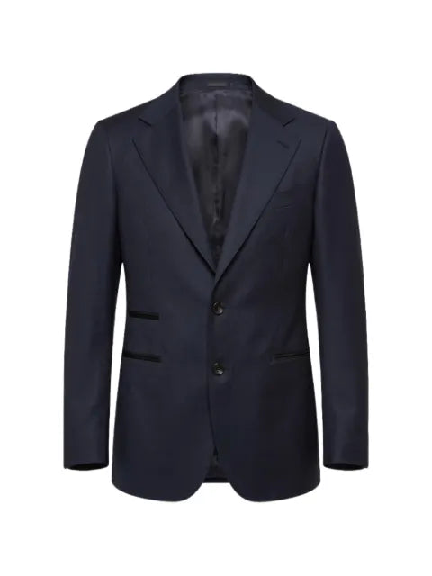 FRANZESE COLLECTION wool single-breasted blazer