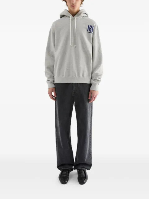 Jil Sander logo-print jersey hoodie