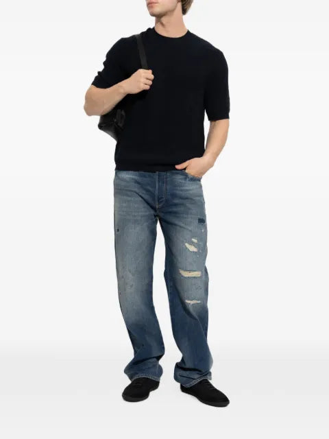 Emporio Armani jacquard-knit sweater