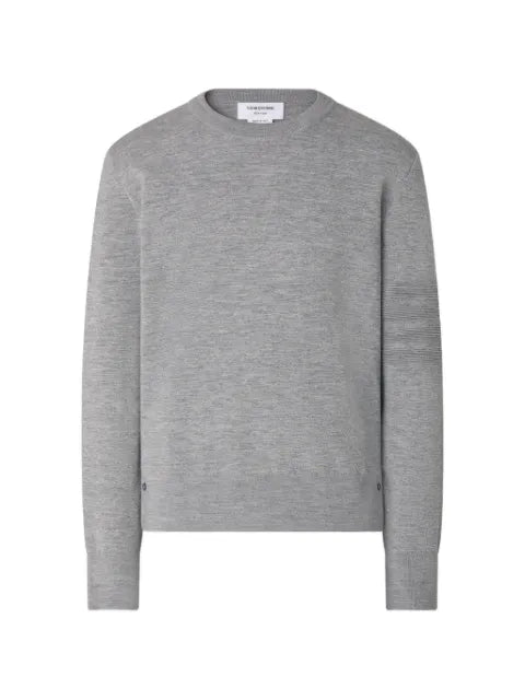Thom Browne Ottoman Milano Stitch 4-Bar bomber Pullover