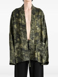 Uma Wang Khloe floral-print tie-fastening jacket