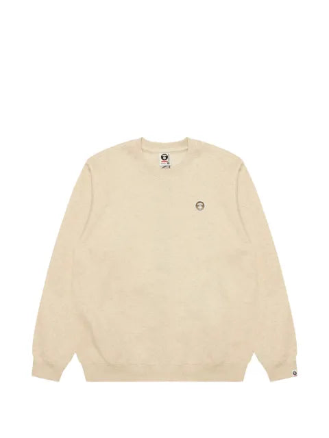 AAPE BY *A BATHING APE® logo-patch crew-neck sweatshirt