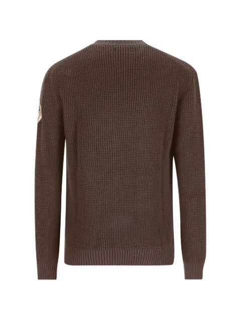 Napapijri Archive logo-patch waffle-knit sweater
