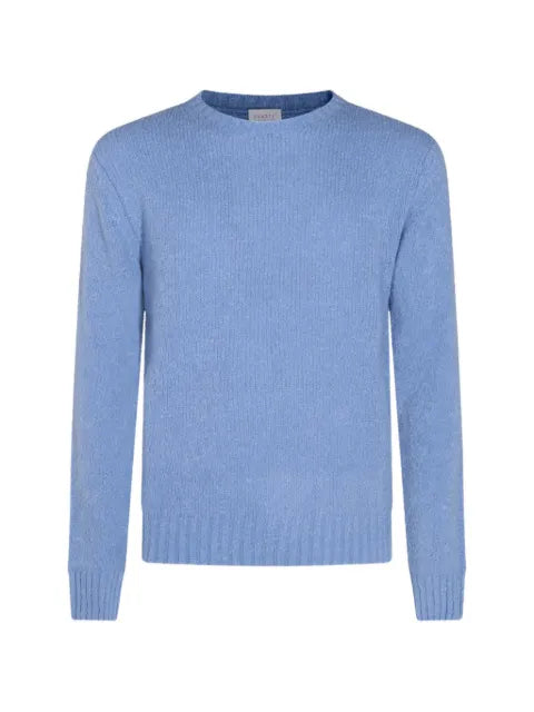 04651 / A TRIP IN A BAG crew-neck bouclé sweater