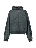 RRR123 zip-up hoodie