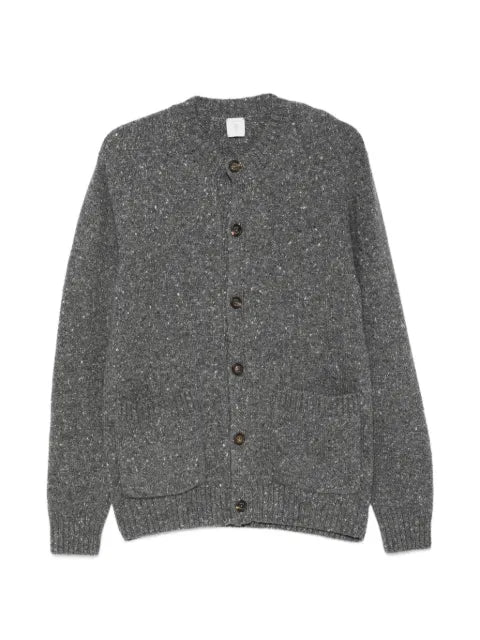 Eleventy marl-knit button-up cardigan
