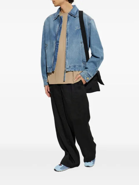 Jacquemus The de-Nîmes Canevas zip-up denim jacket