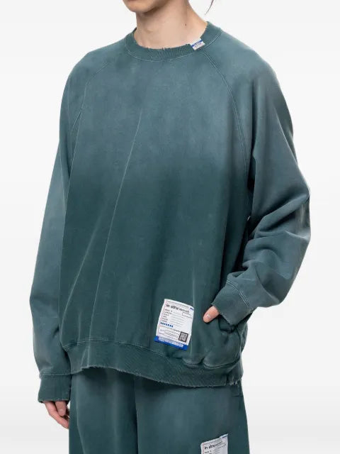 Maison MIHARA YASUHIRO sun faded like distressed sweatshirt