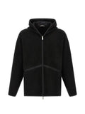 Laminar hooded textured jacket