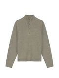 OLAF buttoned rib-knit sweater
