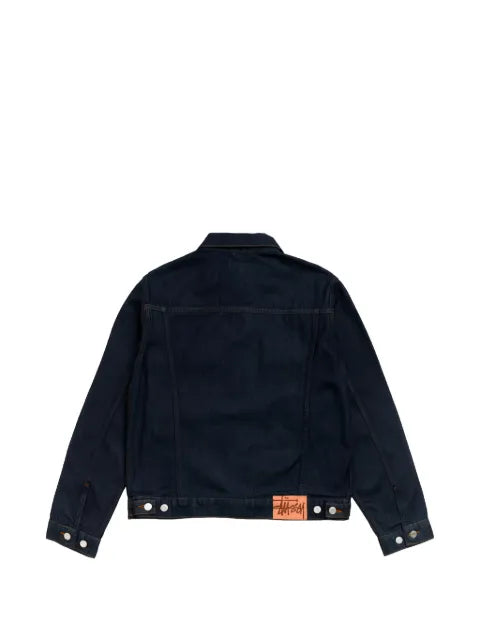 Stüssy rinsed-denim trucker jacket