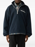 NEW AMSTERDAM half-zip oversized sweatshirt