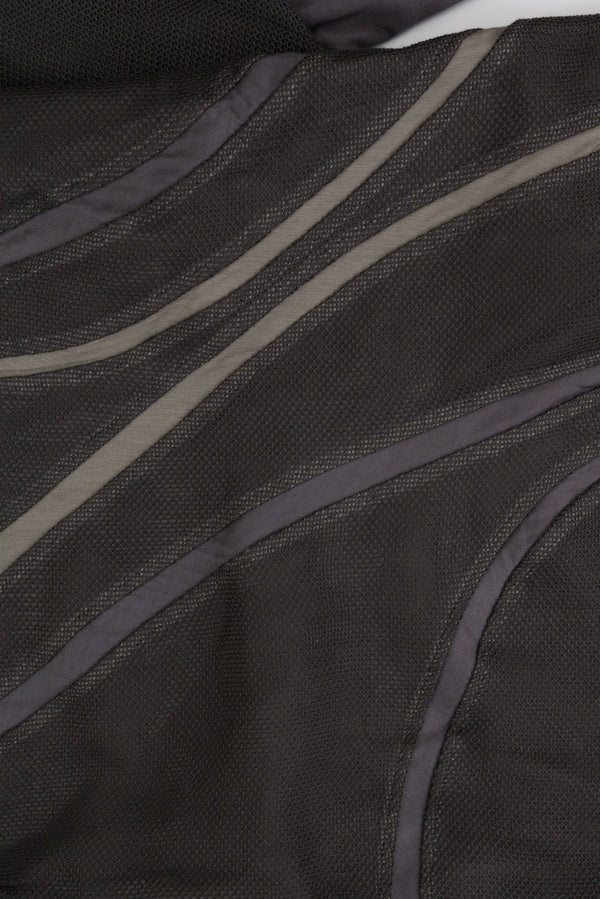 Grey Hamish Long Sleeve Layered Polo Shirt