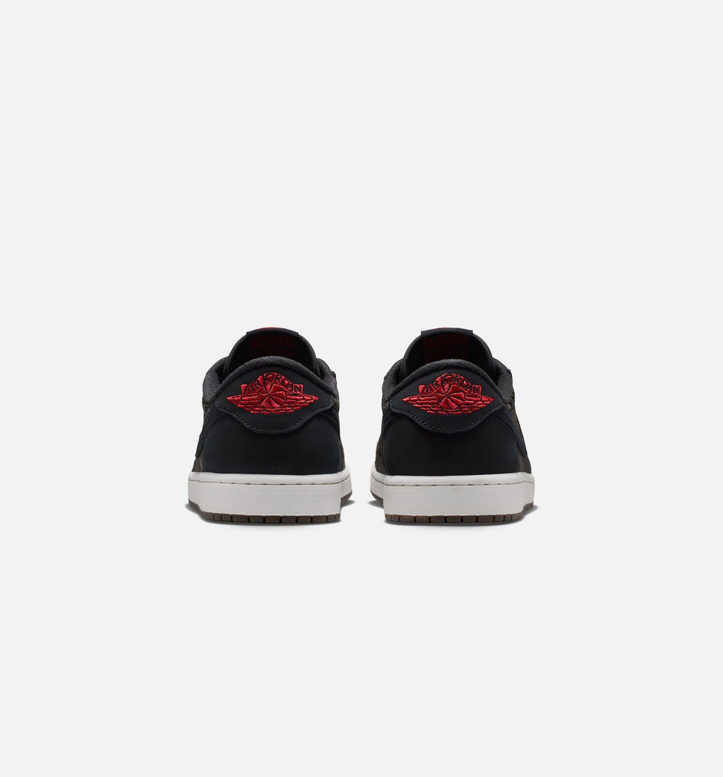 Air Jordan 1 Retro Low OG Laser Black and Varsity Red | Men's Lifestyle Shoe | Black/Varsity Red/Summit White