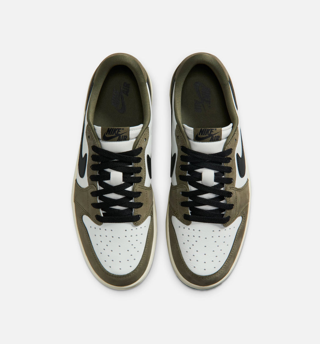 Air Jordan 1 Low OG - Men's Lifestyle Sneaker (Medium Olive/Black/Summit White/Sail)