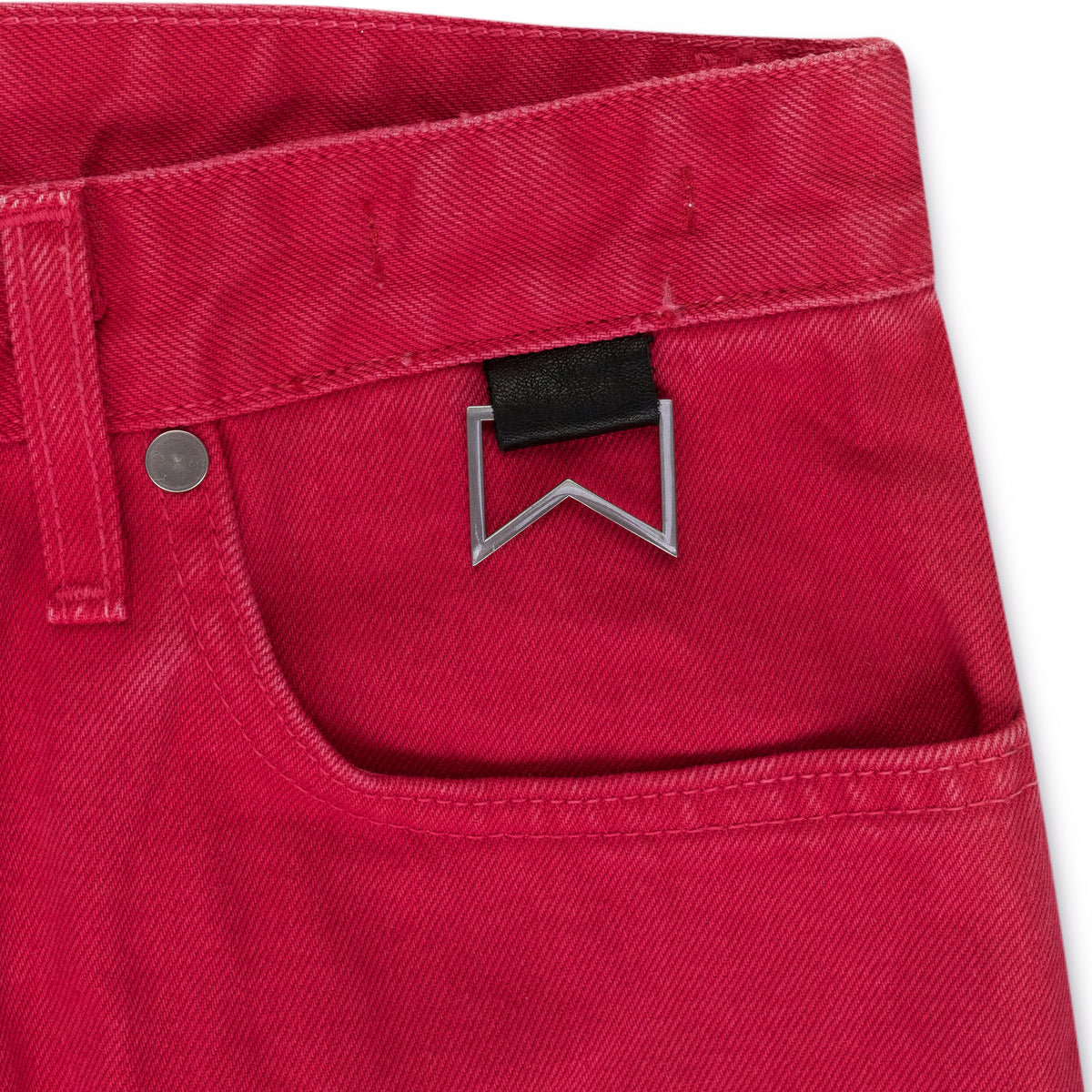 Red Denim Pants