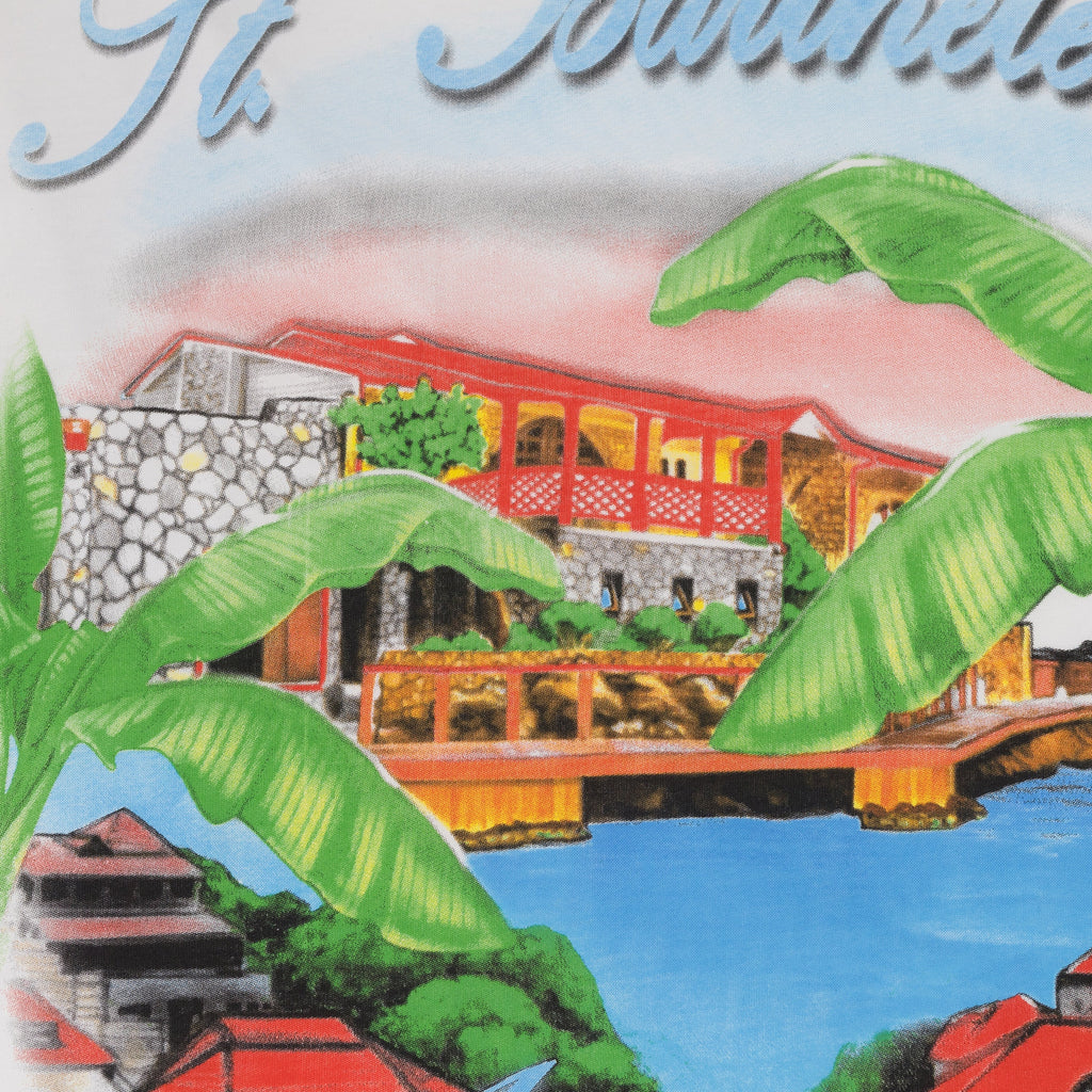 White Eden Rock Airbrush T-Shirt