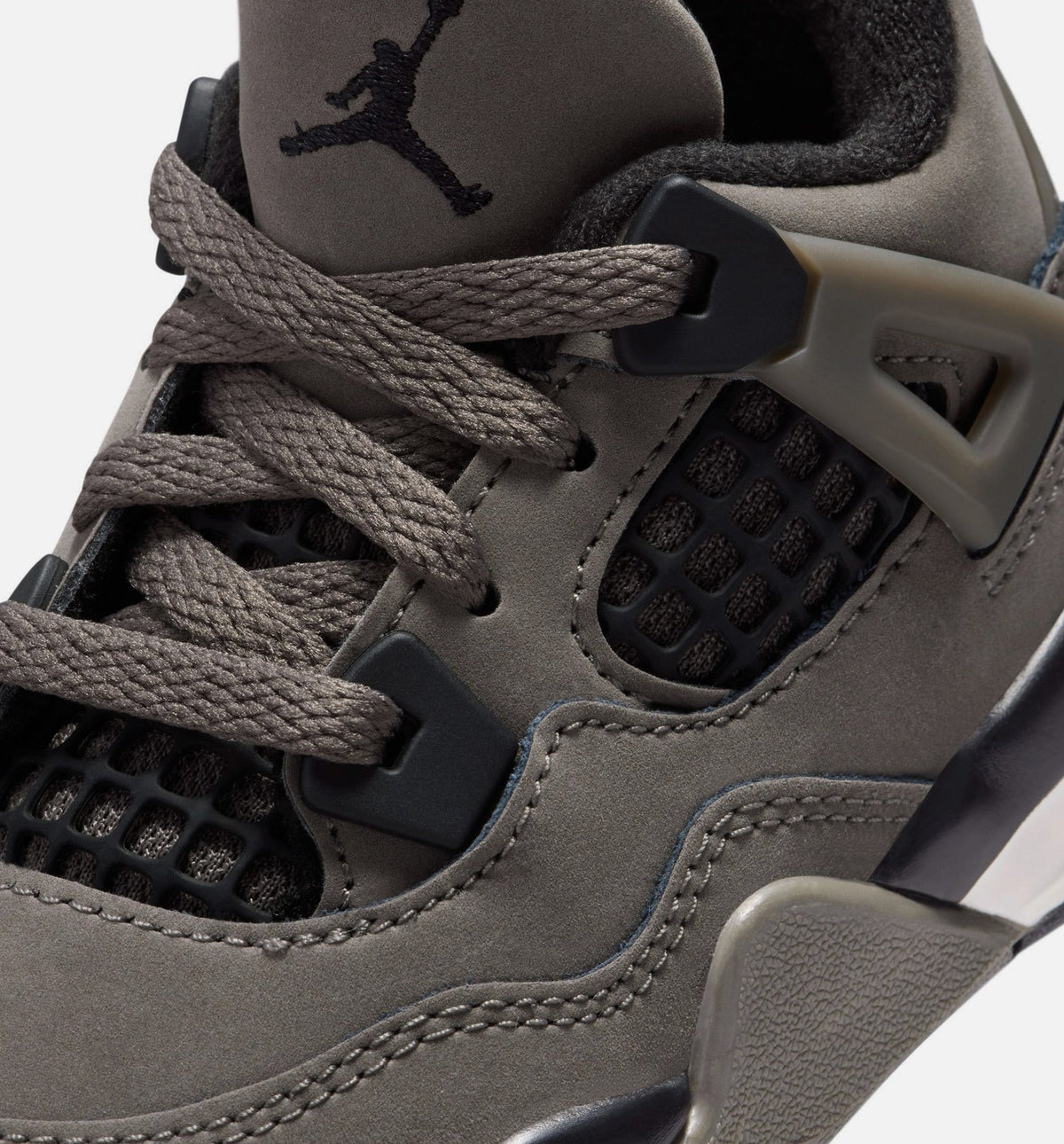 Air Jordan 4 Retro “Cave Stone and Black” Baby and Toddler Lifestyle Shoes