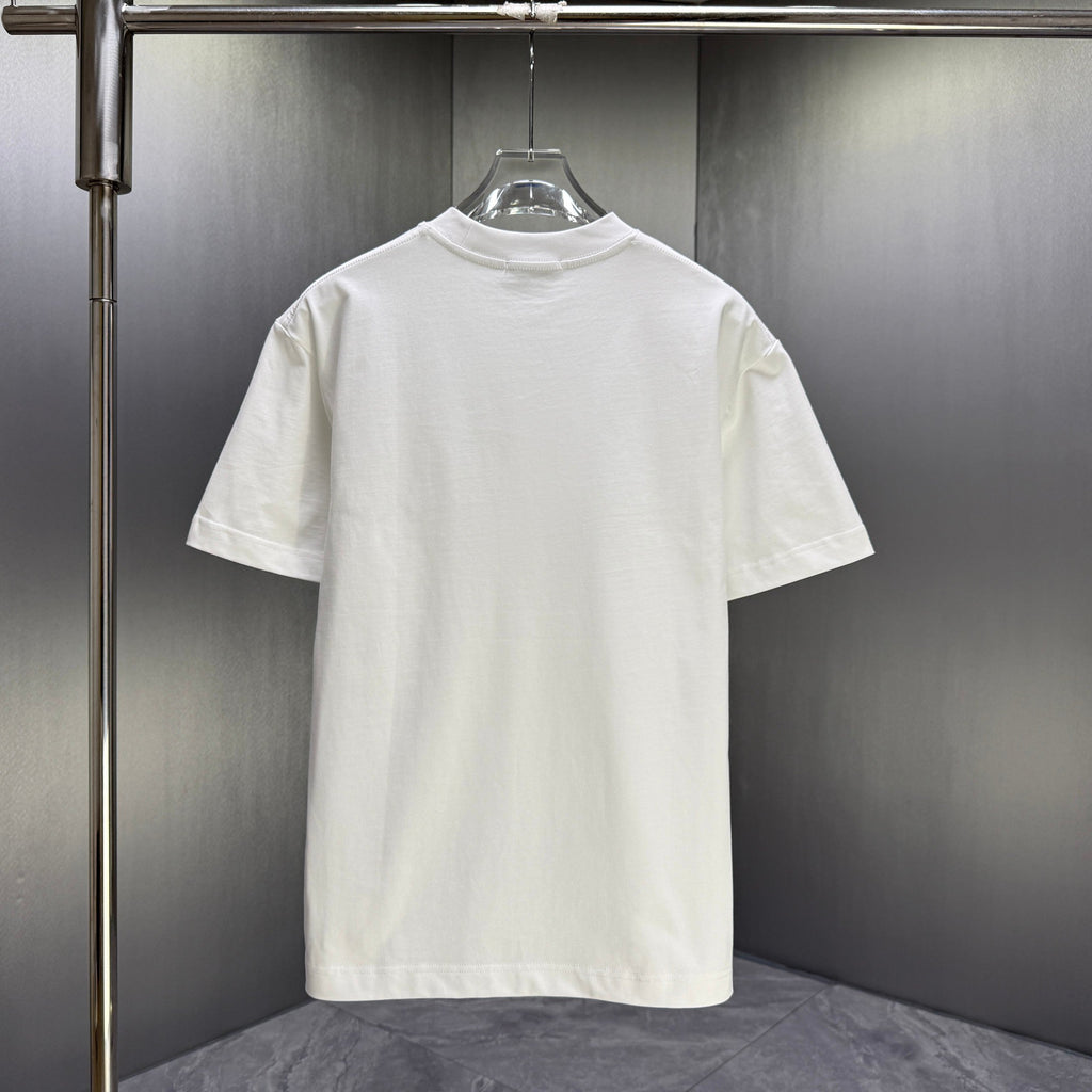 Moncler Tonal 3D Badge T-Shirt White