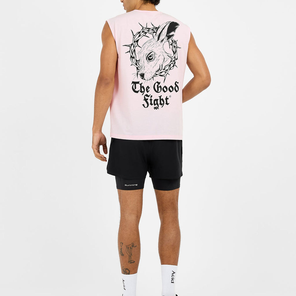 Acid Running The Good Fight Tank: Iced Pink