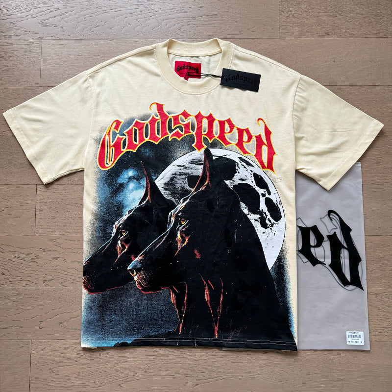 Godspeed T-Shirt Retro Fantasy Pattern