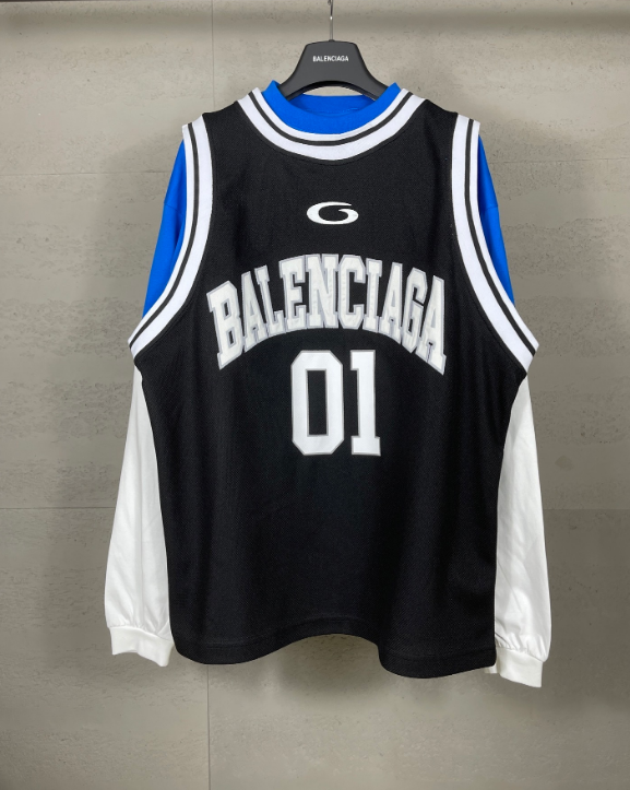 Mens 01 Layered Basketball Jersey