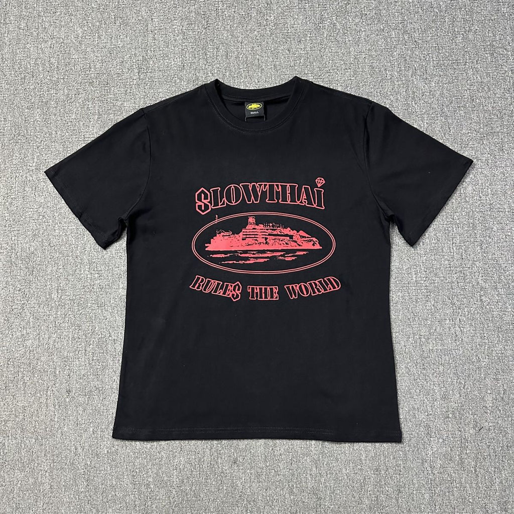 Corteiz Multi‑Logo Graphic Oversized Tee Streetwear Unisex