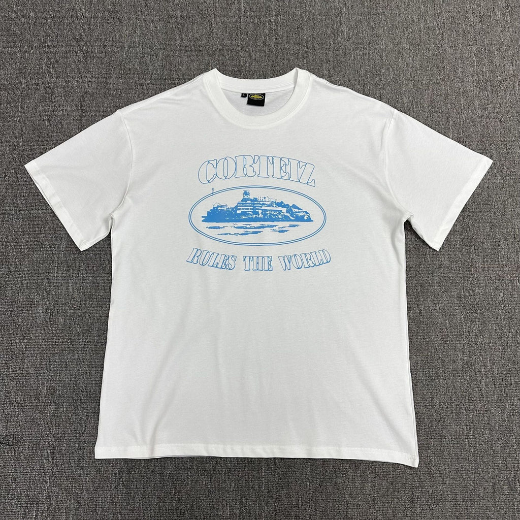 Corteiz Multi‑Logo Graphic Oversized Tee Streetwear Unisex