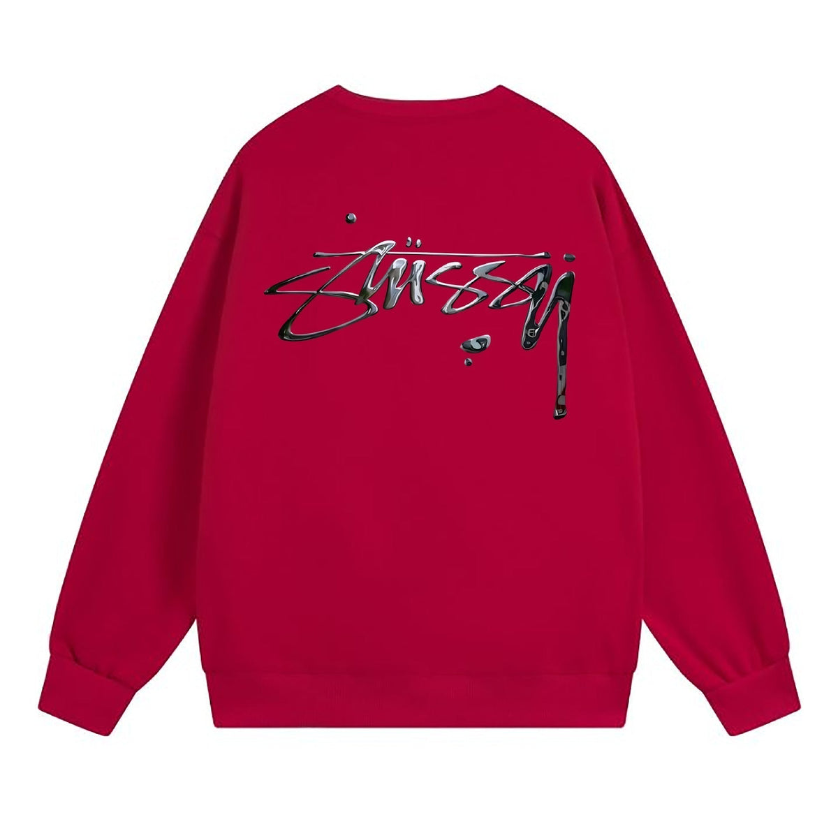 Stussy Sweatshirts Crew Neck Fleece Sweater