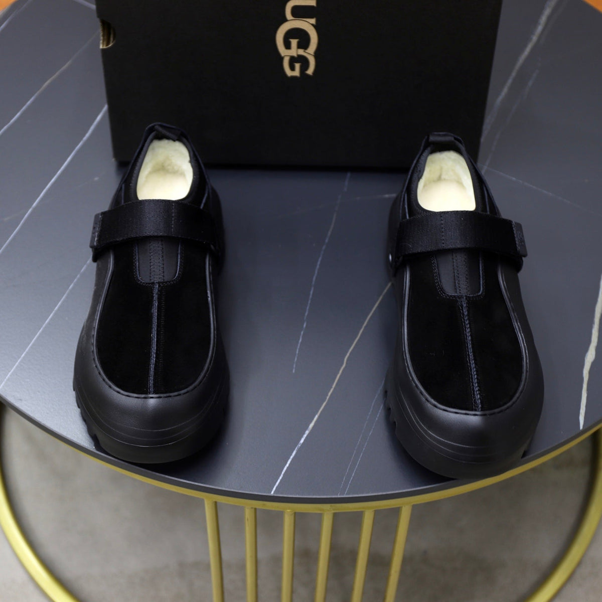 UGG Black Strap Platform Casual Shoes