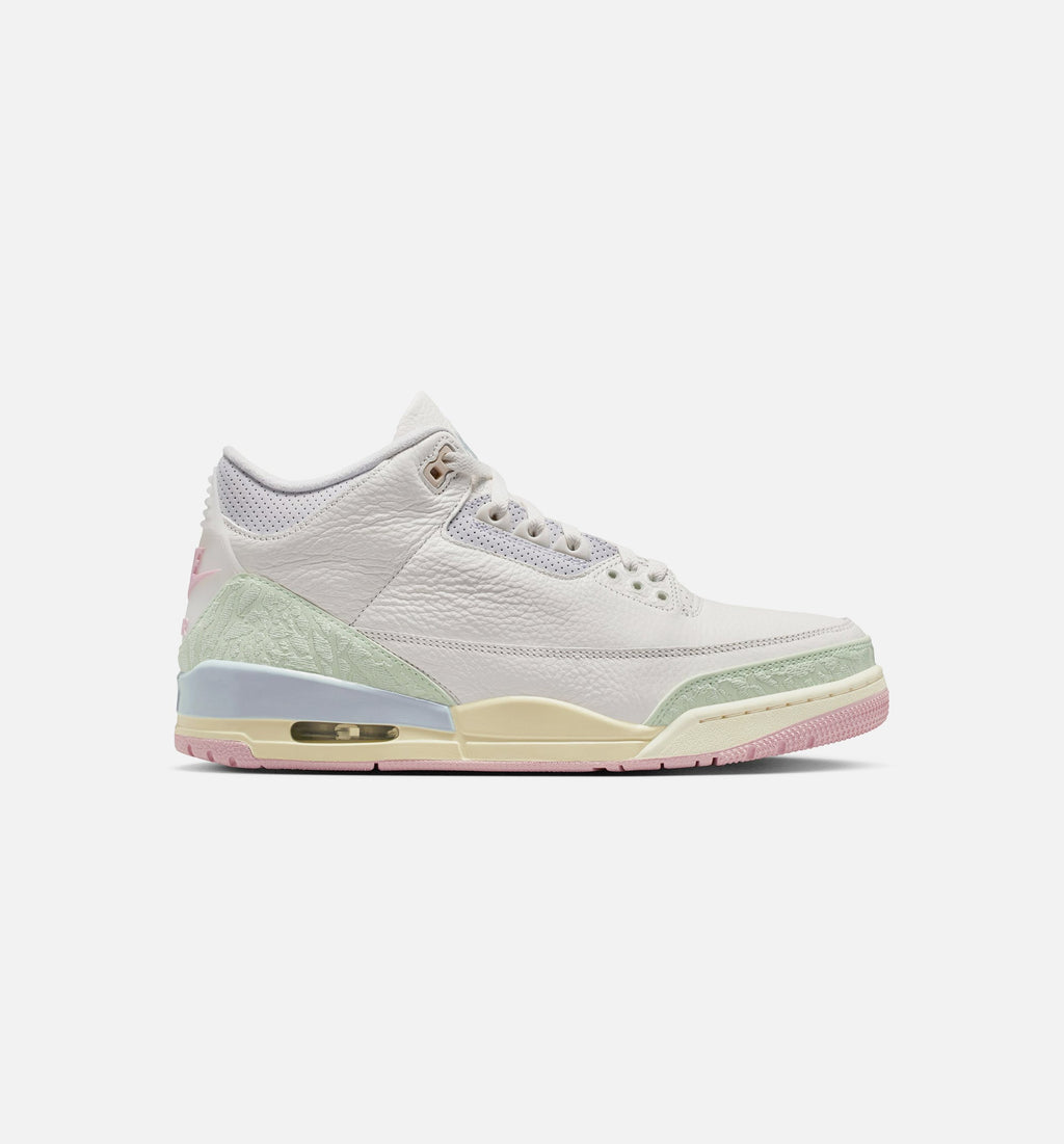 Air Jordan 3 Retro Sail and Jade Aura Men's Sneakers