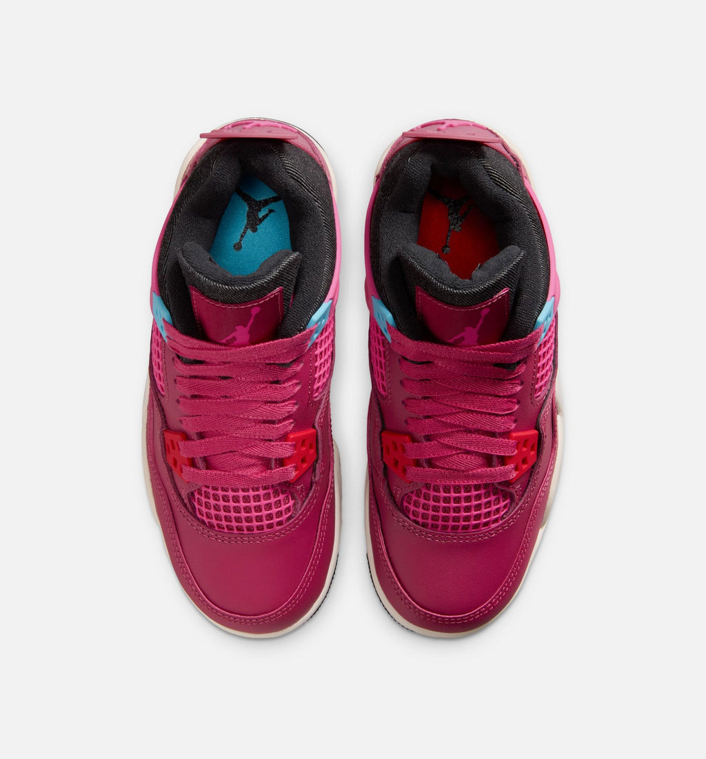 Air Jordan 4 Retro She's a Star Grade School – Sweet Beet/Desert Pink/Off Noir/Chalk