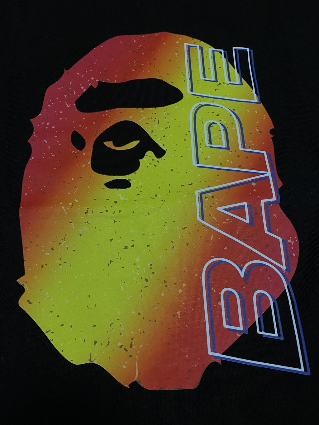BAPE Gradient Ape Head Graphic T-Shirt