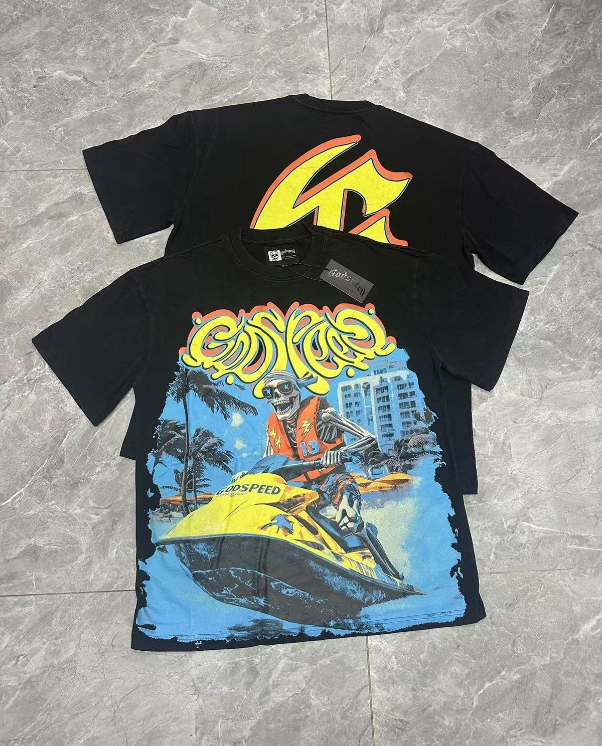 Godspeed Washed Rock Graphic T-Shirt
