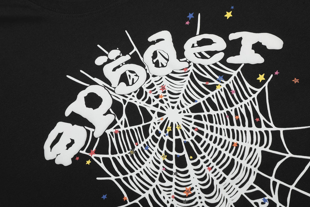 Sp5der Spiderweb Graphic Short-Sleeve T-Shirt
